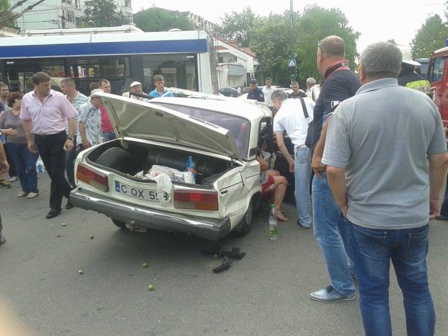 ДТП на Каля Ешилор: несколько человек получили серьезные ранения