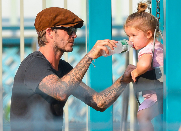 David Beckham, cel mai sexy tătic