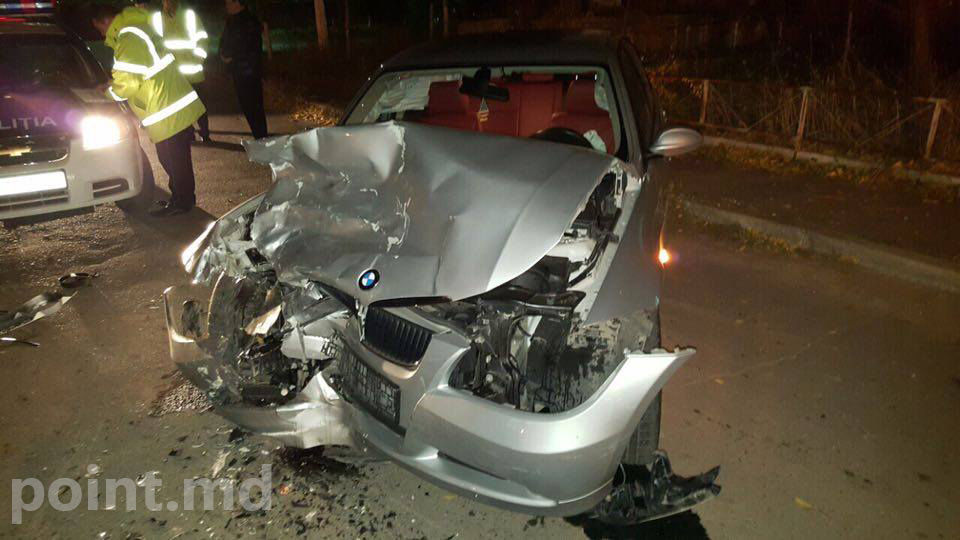 В Кишиневе водитель спас прохожих от наезда пьяного за рулем БМВ