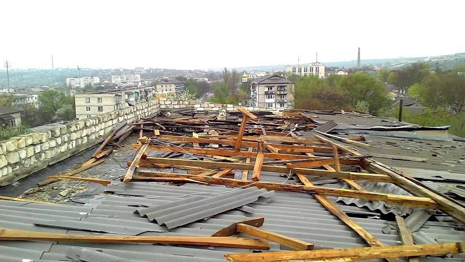 Vântul au făcut prăpăd într-un cartier din Orhei