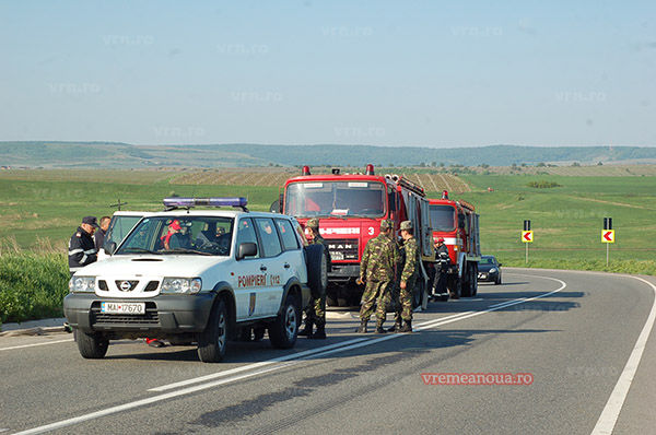 O cisternă cu 24 de tone de motorină s-a răsturnat în România; La volan se afla un şofer moldovean