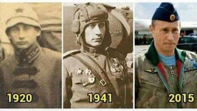 O imagine in care apare Putin face furori pe internet
