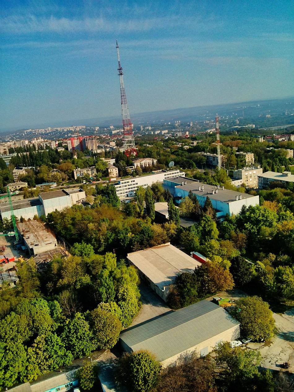 Фотограф заснял Кишинев с воздушного шара