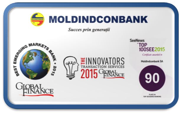 Moldindconbank celebrează 24 de ani de la reorganizare în societate pe acţiuni.