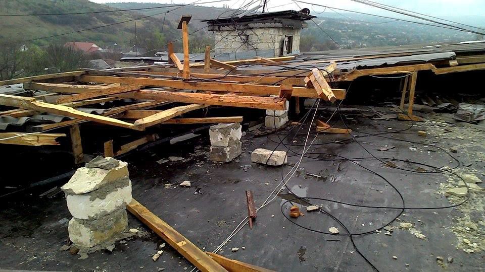 Vântul au făcut prăpăd într-un cartier din Orhei