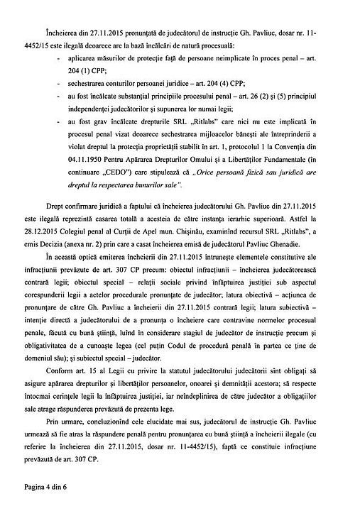 „Faimosul” judecător Pavliuc riscă să facă 5 ani de închisoare