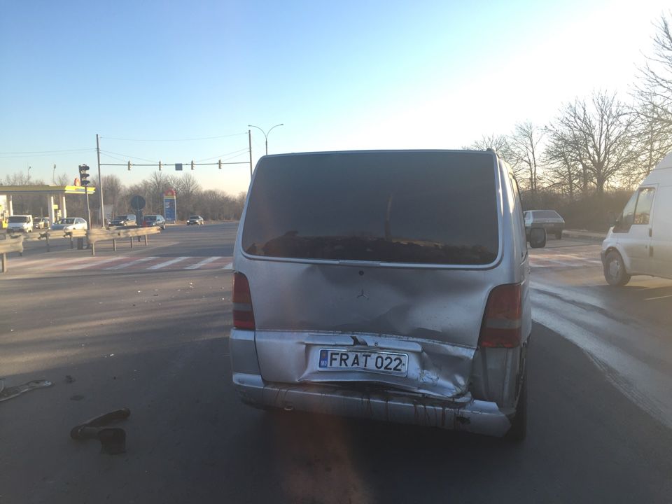 ДТП с участием рейсовой маршрутки на трассе Кишинев-Оргеев