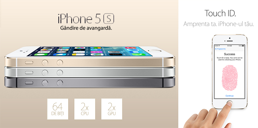 Bomba: Prețuri inedite la iPhone 5s, iPad Air4G și MacBook Pro