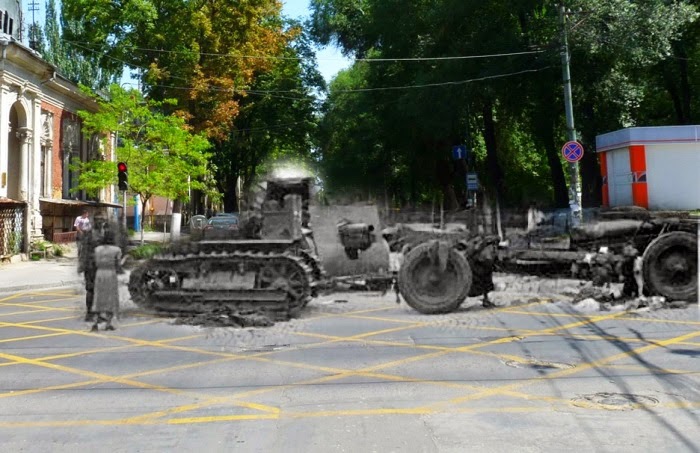 Интересные факты из истории Кишинева: Бой на улице Колумна в фотографиях