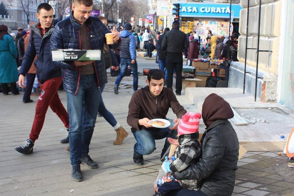 Кишиневских нищих всю зиму будут кормить обедами