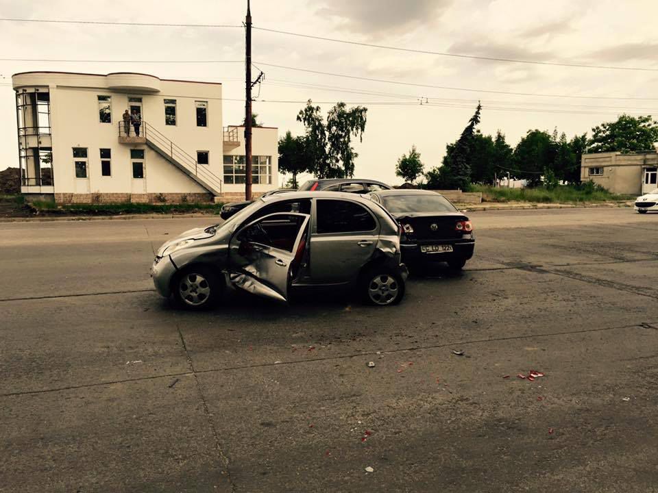 Accident cu implicarea a trei mașini pe traseul Chișinău - Ialoveni