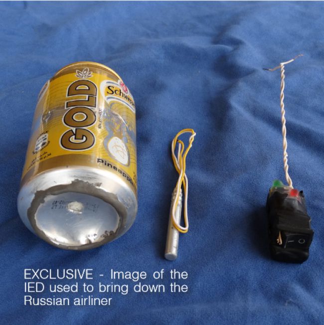 Statul Islamic arată "bomba" cu care ar fi doborât avionul în Sinai