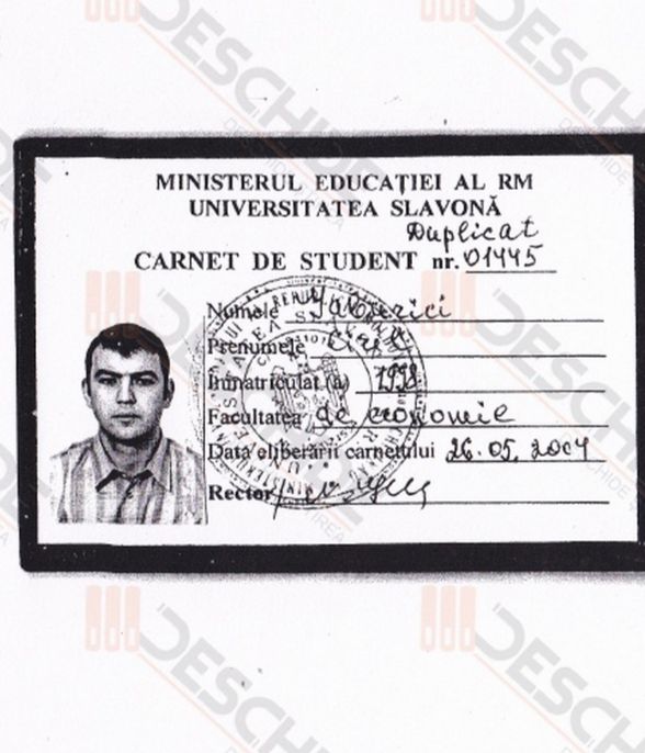 Chiril Gaburici nu știa cum îl cheamă încă din facultate. Cum era scris prenumele său în carnetul de student