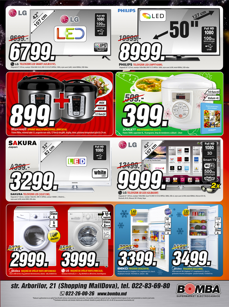 Bomba: Numai 1 zi și noapte! Reduceri până la 50%!