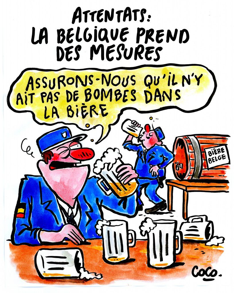 Charlie Hebdo опубликовал новую карикатуру на события в Брюсселе
