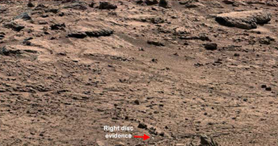 Curiosity заснял на Марсе странные артефакты