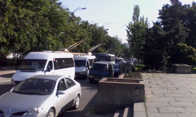 Ambuteiaje kilometrice în capitală din cauza unui accident