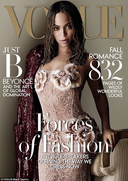 Похудевшая Бейонсе снялась в новой фотосессии для Vogue