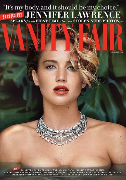 Дженнифер Лоуренс разделась для Vanity Fair
