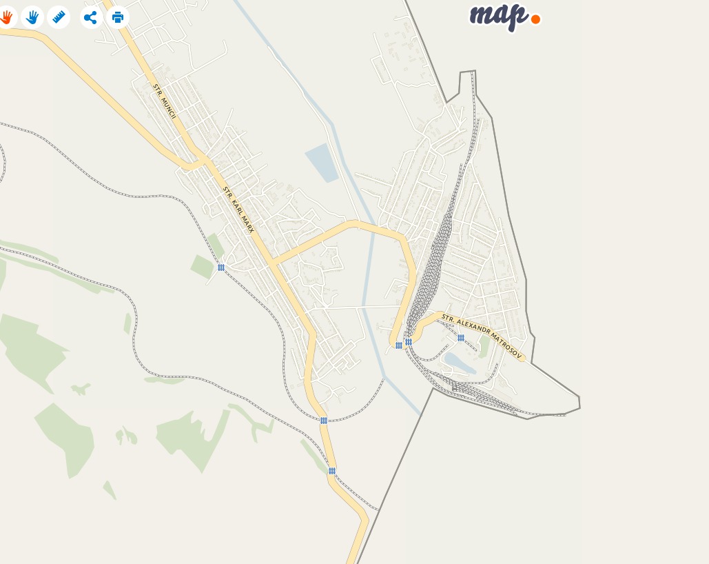 Oraşul Basarabeasca pe Point Map