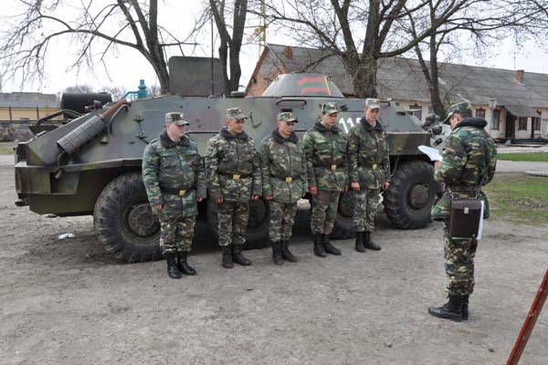 Армия Приднестровья проводит учения