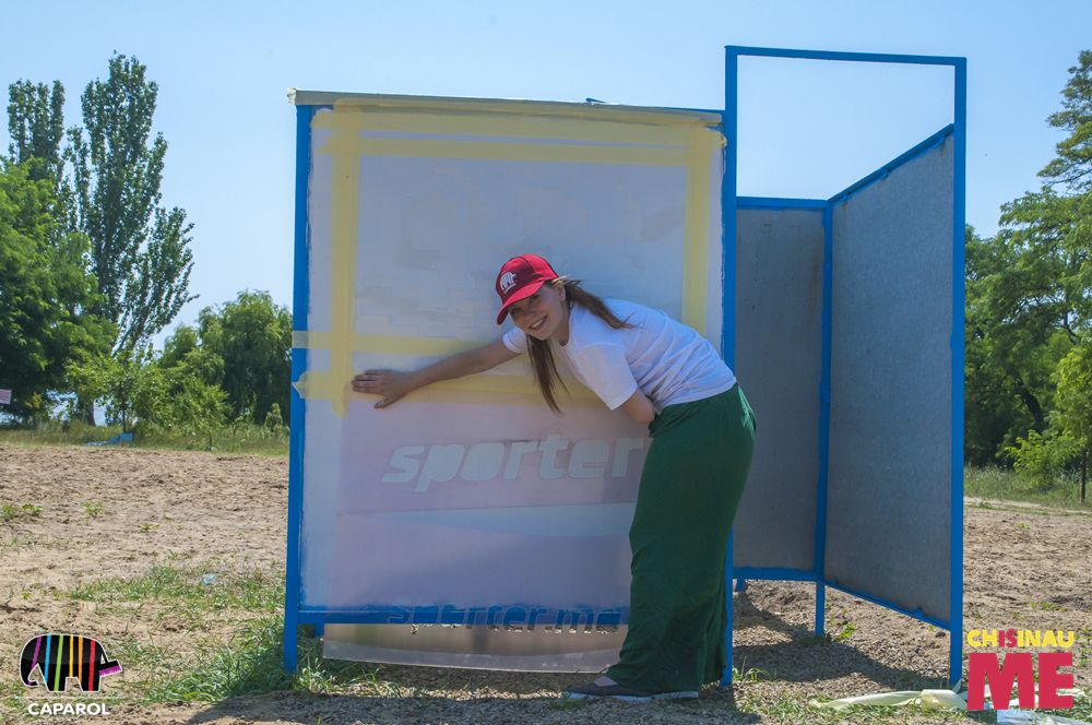 Команда Sporter восстановила пляж Гидигича вместе с Chisinau is ME