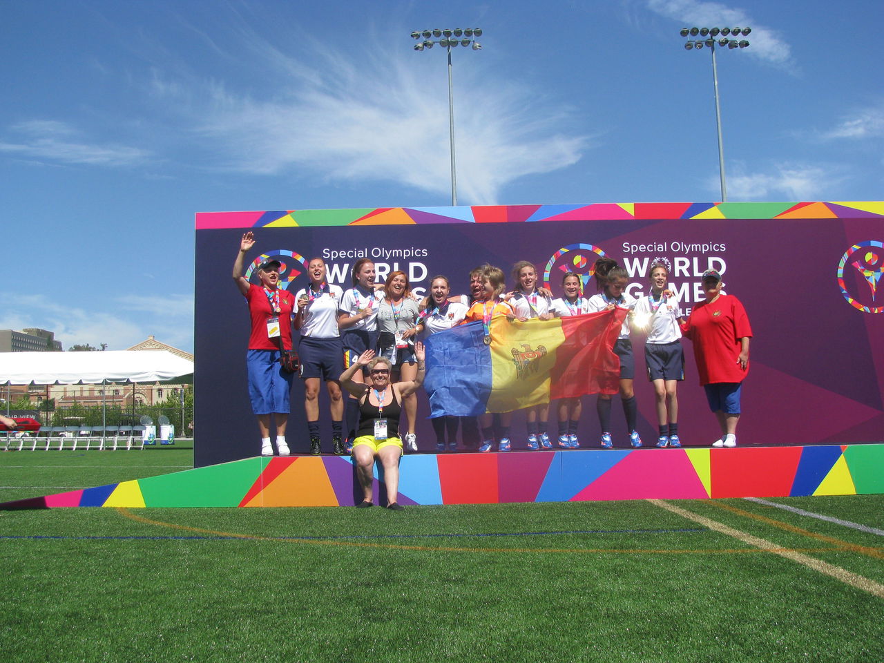 Efes Moldova поддержала молдавскую команду на всемирных играх Special Olympics.