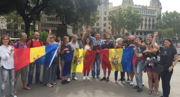 Moldovenii protestează și în alte țări europene