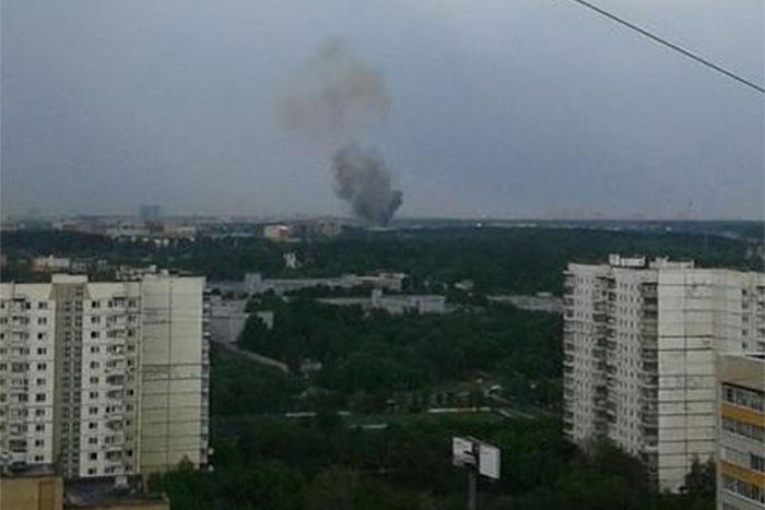 На западе Москвы прогремел взрыв