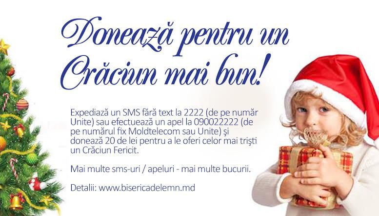 Donează pentru un Crăciun mai bun