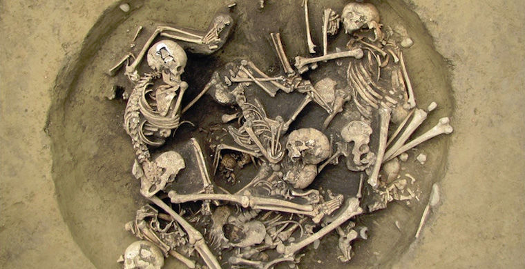 Доисторическое захоронение жертв жестокой бойни найдено во Франции