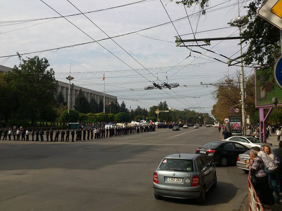 В Кишиневе прошел большой антиправительственный митинг