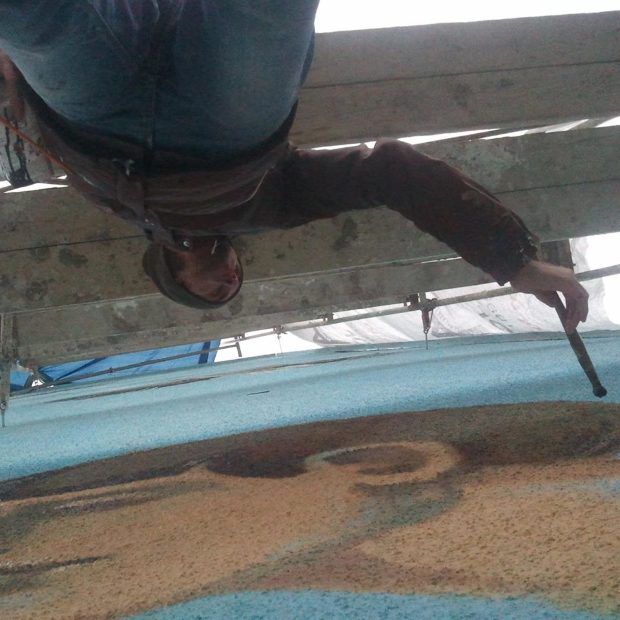O a patra pictură murală va da culoare unui bloc din sectorul Botanica