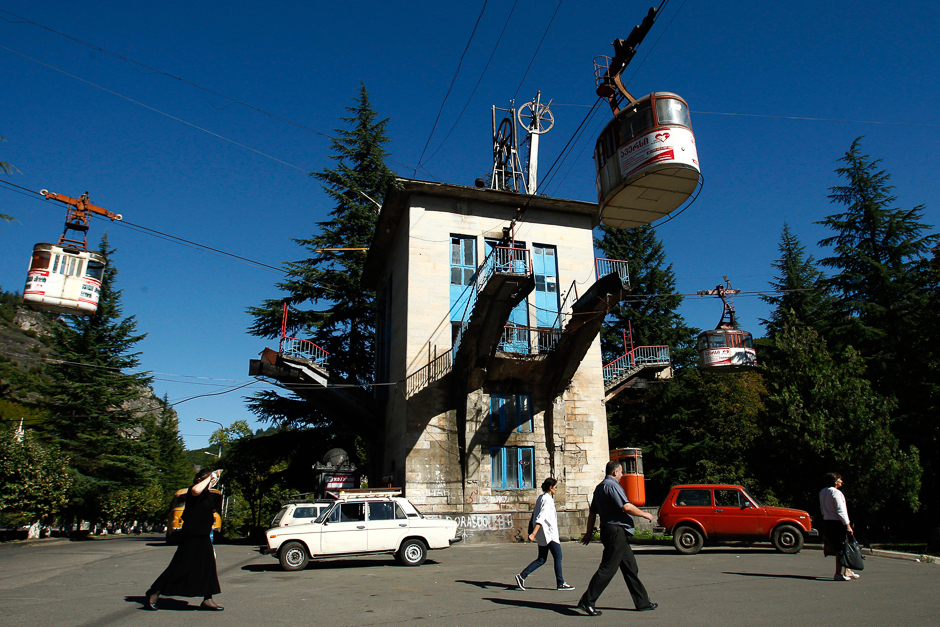 канатная дорога, грузия