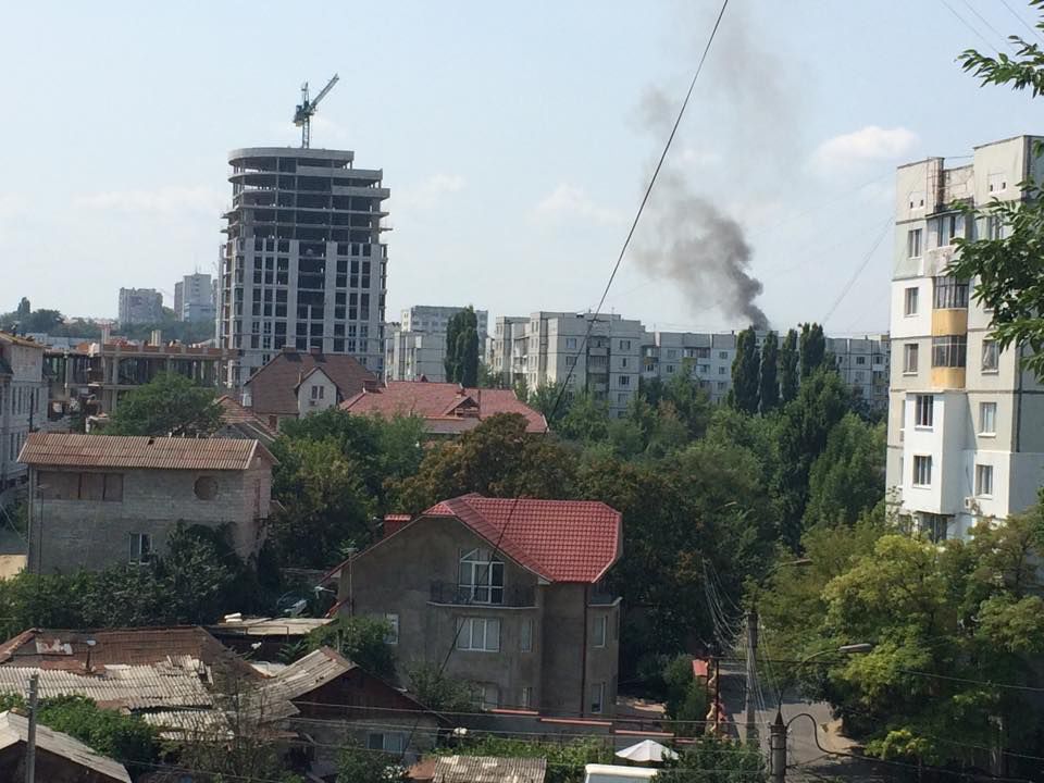 Incendiu în centrul capitalei: Mansardă cuprinsă de flăcări