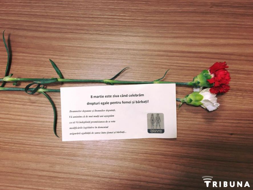 У входа в парламент депутатам вручали по 2 гвоздики