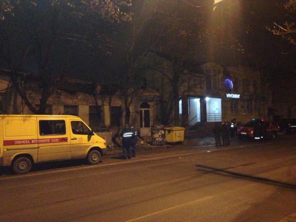 В Кишиневе ночью частично обрушилось здание