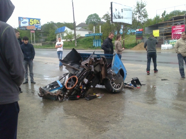 Accident infiorator la Edinet