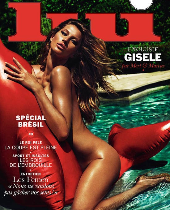 Una dintre cea mai frumoasa femeie,goala intr-o revista!