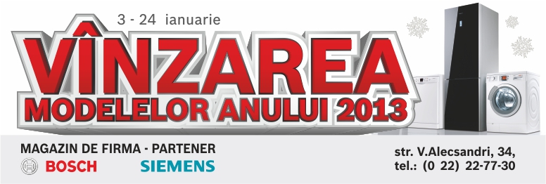 Bosch Siemens: vînzarea absolută a modelelor anului 2013