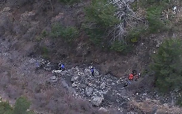 Появились фото обломков самолета, рухнувшего в Альпах