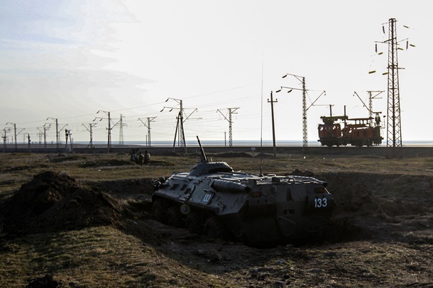 Украинская армия в действии. Фоторепортаж с блокпостов на границах с Крымом