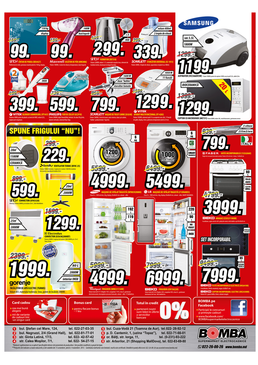 Bomba: Cu cît este mai mare diagonala TV, cu atît este mai mare reducerea!