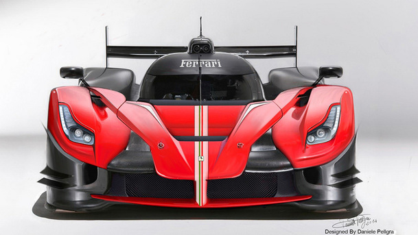 Ferrari LMP1 e un concept superb gândit