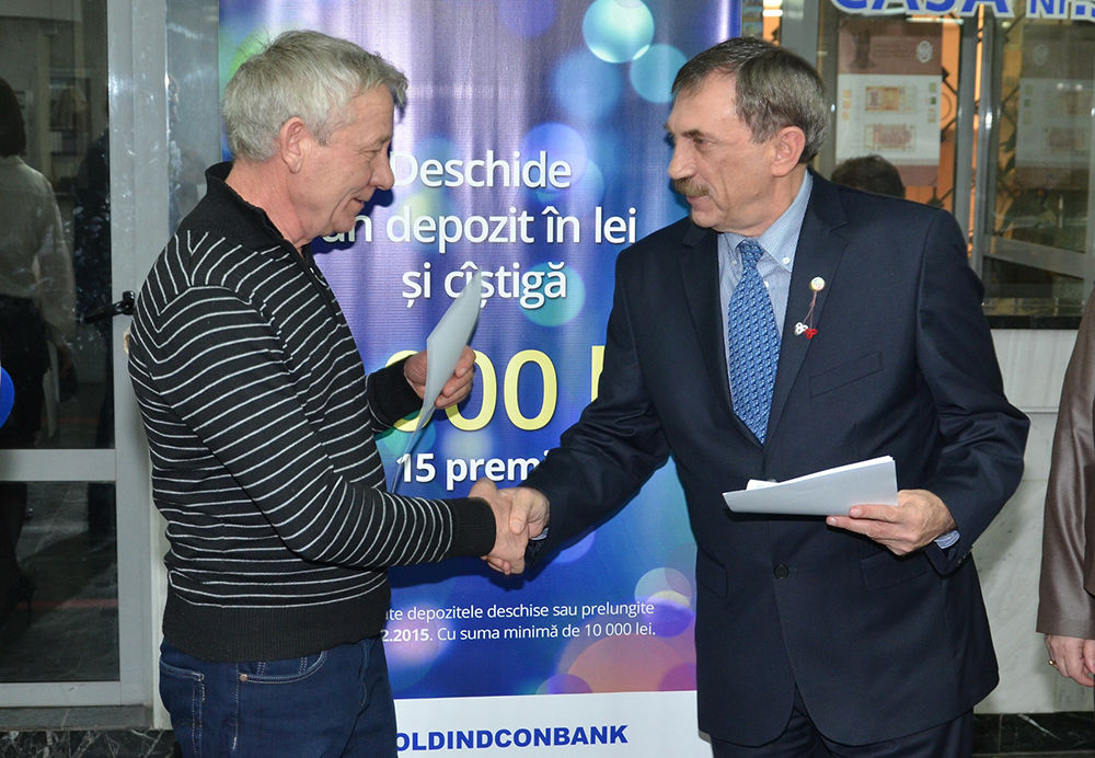 Moldindconbank a premiat cîştigătorii campaniei „Începe un an bun!”