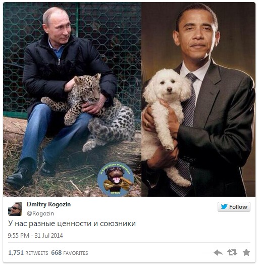 Imaginea care spune adevărul despre Putin şi Obama