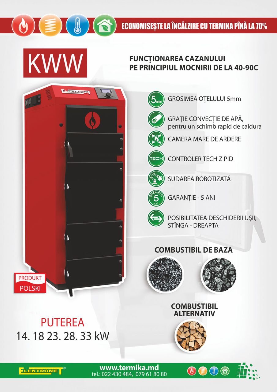 Cazan automatizat Electromet la doar 799 euro