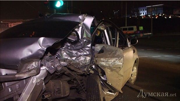 В Одессе водитель BMW устроил "замес" - пострадали четыре авто