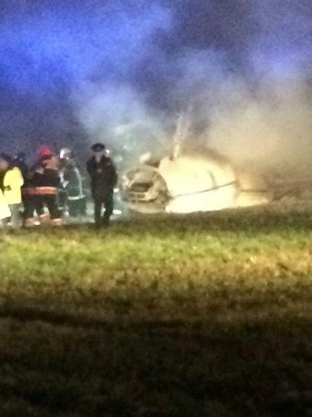 Опубликованы фото с места авиакатастрофы во Внуково