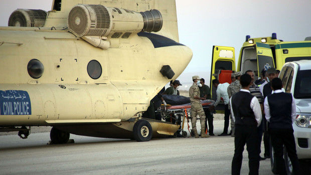 Появились кадры с места катастрофы Airbus A321